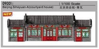 Trumpeter 1/100 Beijing Siheyuan (Courtyard House) Plastic Model Kit