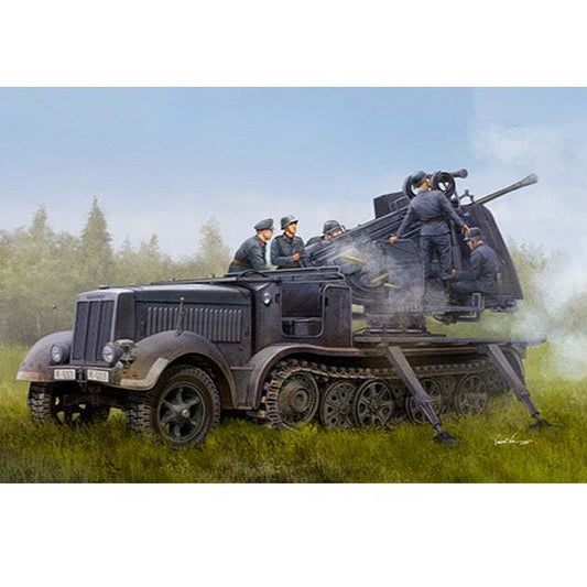 Trumpeter 1/35 German 5cm FLAK 41auf Selbstfahrlafette(Sd.Kfz.7/2) Plastic Model Kit