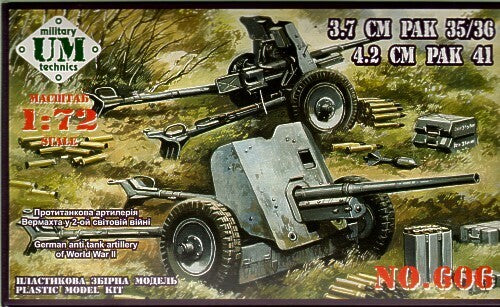 UM-MT 1/72 3,7cm PAK35/35 & 4,2cm PAK 41 Plastic Model Kit