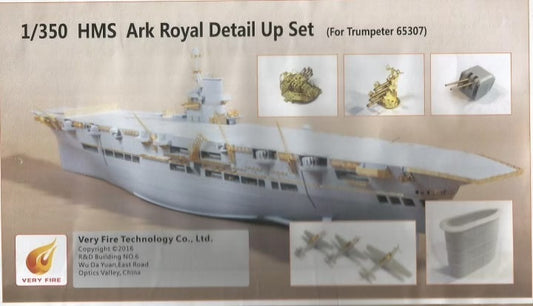 Very Fire 1/350 HMS Royal Ark Detail Up Set (For Merit 65307)