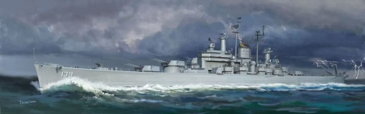 Very Fire 1/350 USS Salem CA-139 Plastic Model Kit