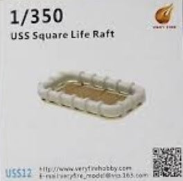 Very Fire 1/350 USS Life Square Rafts (30 sets)