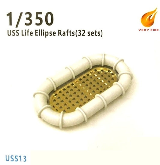 Very Fire 1/350 USS Life Ellipse Rafts (30 sets)