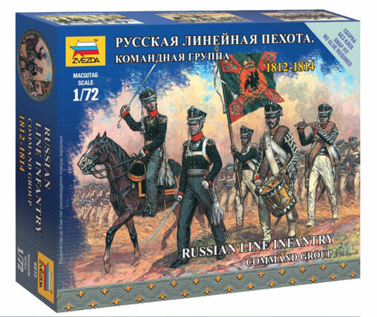 Zvezda 1/72 Russian Inf.Comm.Group Plastic Model Kit