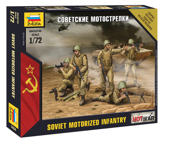 Zvezda 1/72 Soviet Infantry Plastic Model Kit