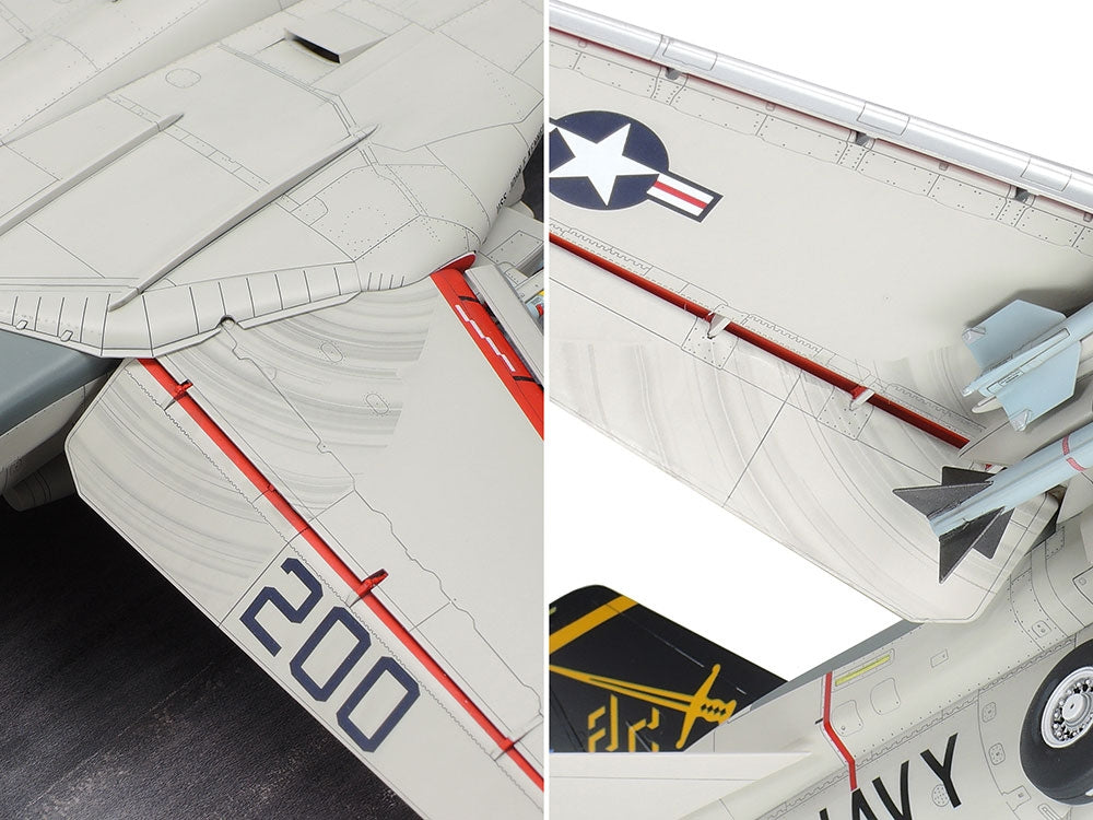 Tamiya 1/48 Grumman F-14A Tomcat (Late Model) Carrier Launch Set