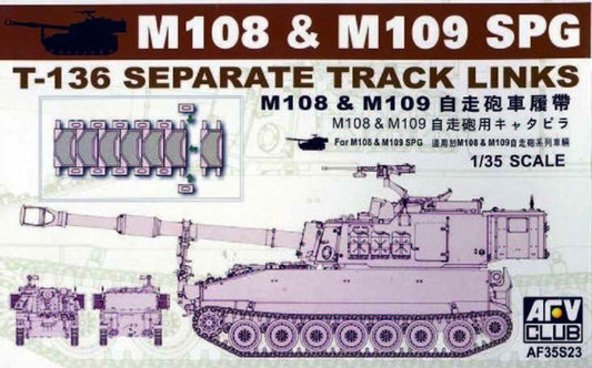 AFV Club 1/35 T-136 Track For M108/M109 (Workable) Conversion Kit