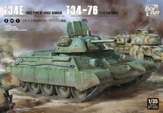 Border Model 1/35 T-34 Screened (Type 1) Plastic Model Kit