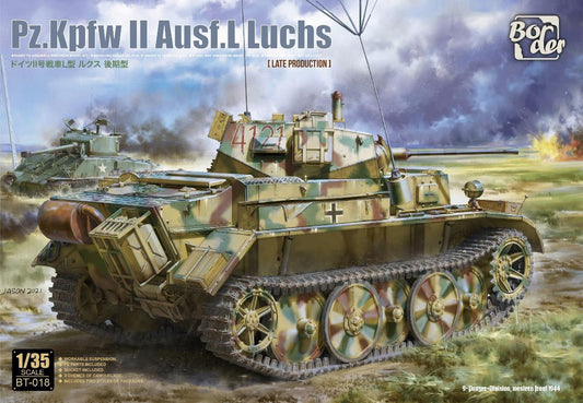 Border Model 1/35 Pz.Kpfw.II Ausf.L Luchs Late Production Plastic Model Kit