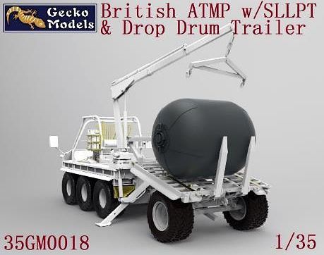 Gecko Model 1:35 British ATMP w/SLLPT & Drop Drum Trailer