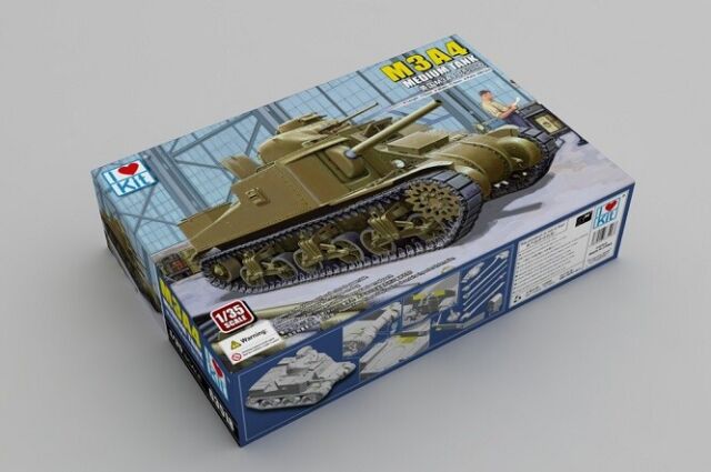 I Love Kit 1/35 M3A4 Medium Tank Plastic Model Kit